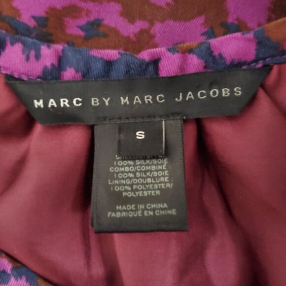 marc by Marc Jacobs Silk Dress Leopard Animal Print S - Picture 7 of 8